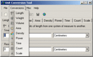 Unit Conversion Tool screenshot